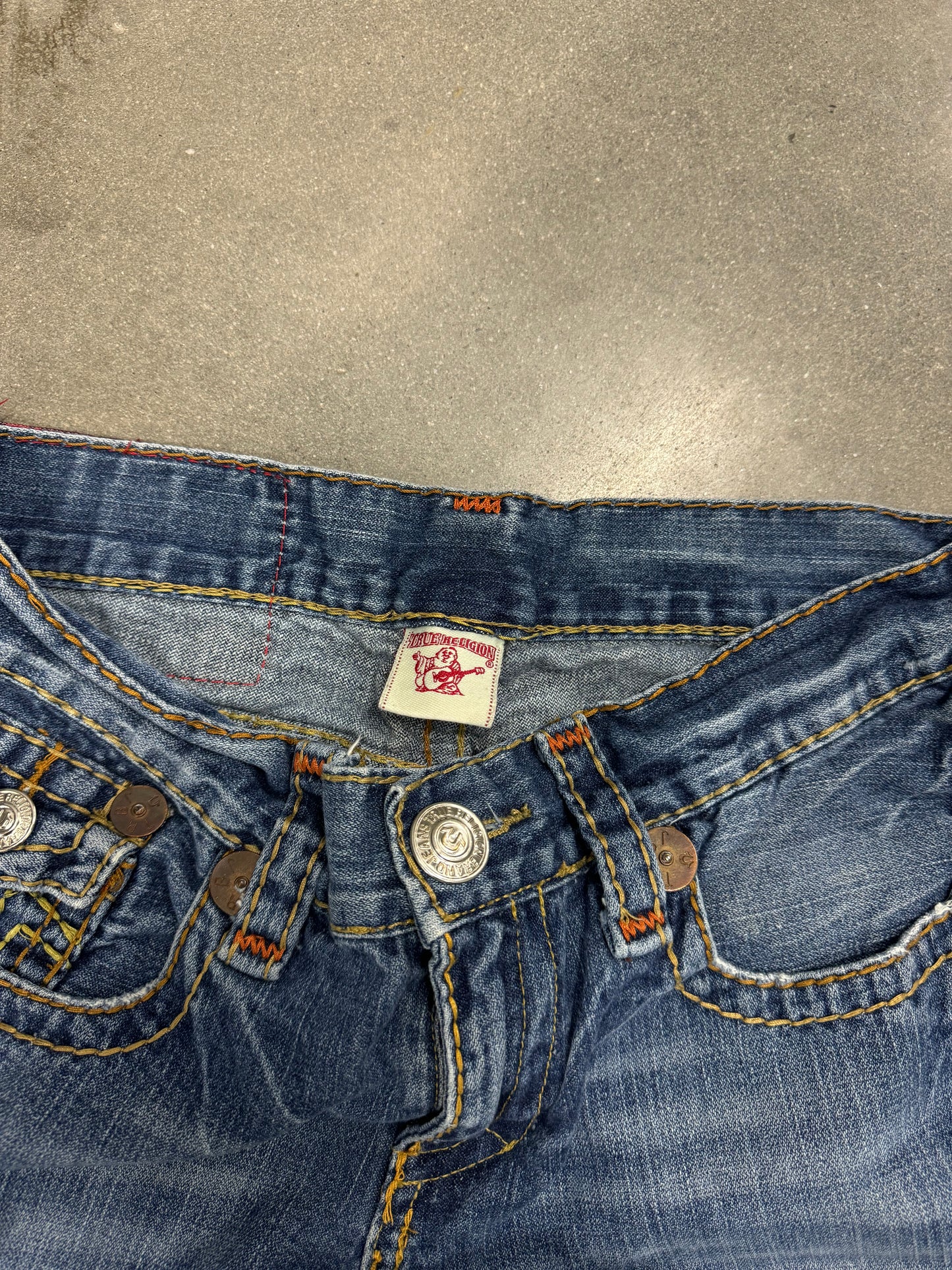 Vintage Y2K True Religion Baggy Billy Super T Cut Jeans [32x32.5]