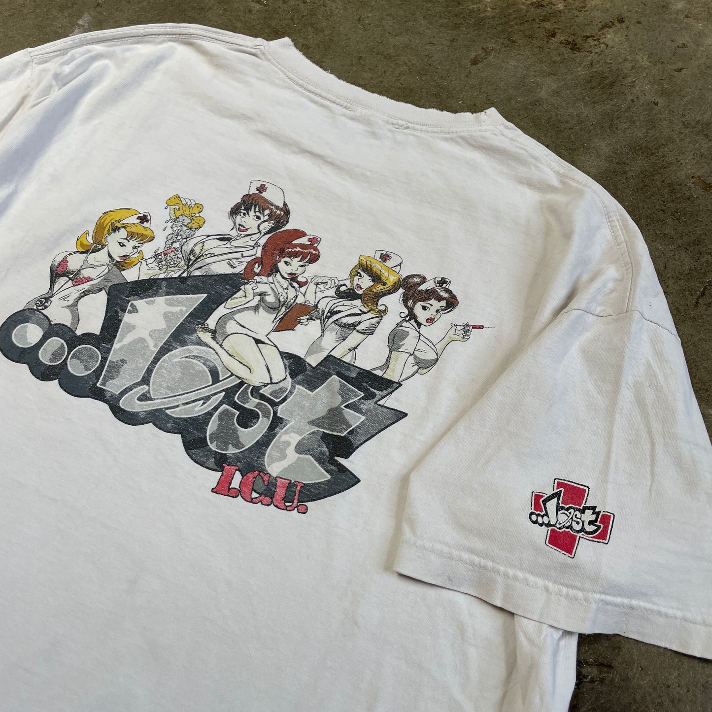1990s The Lost Club Anime Nurse T-Shirt