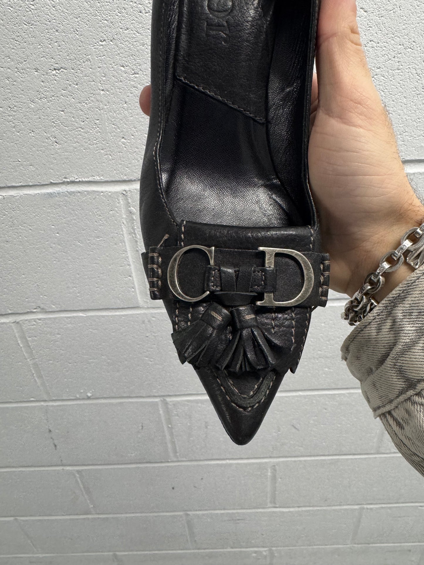 Vintage Christian Dior Kitten Heels [37.5]