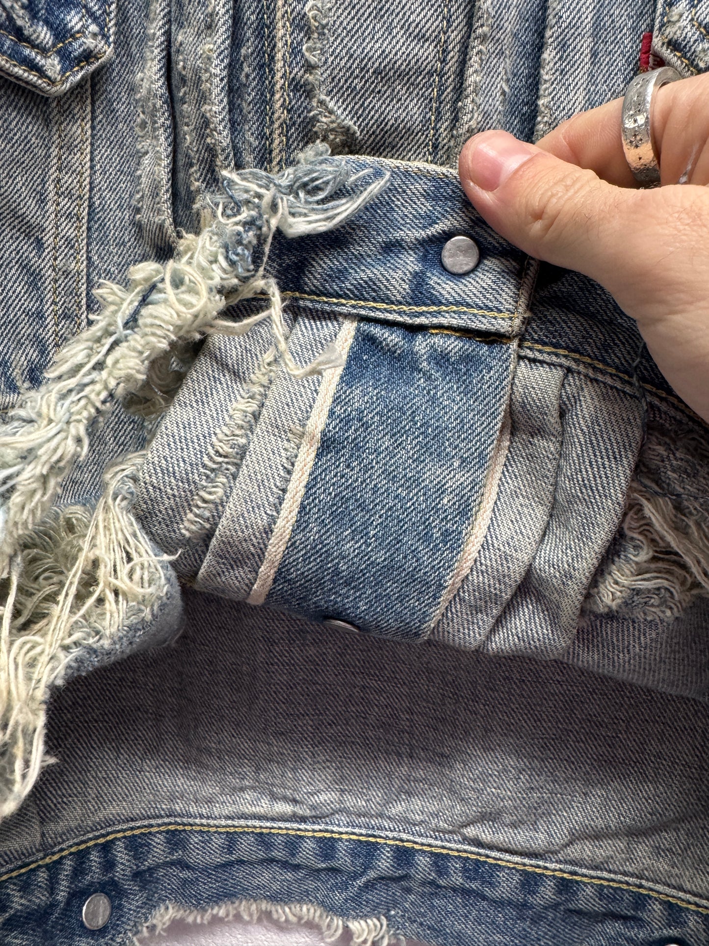 FW23 Kenzo x Levis Distressed Type II Jacket [S/M]
