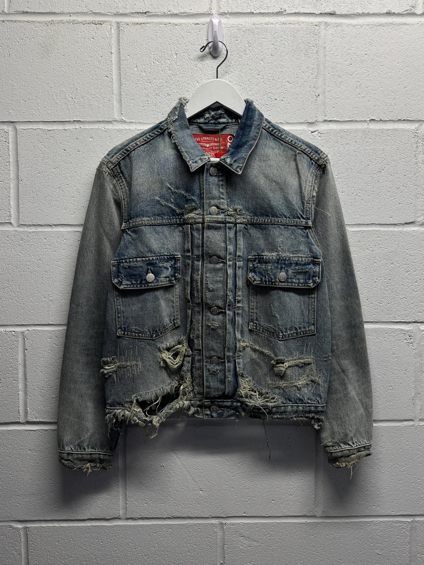 FW23 Kenzo x Levis Distressed Type II Jacket [S/M]