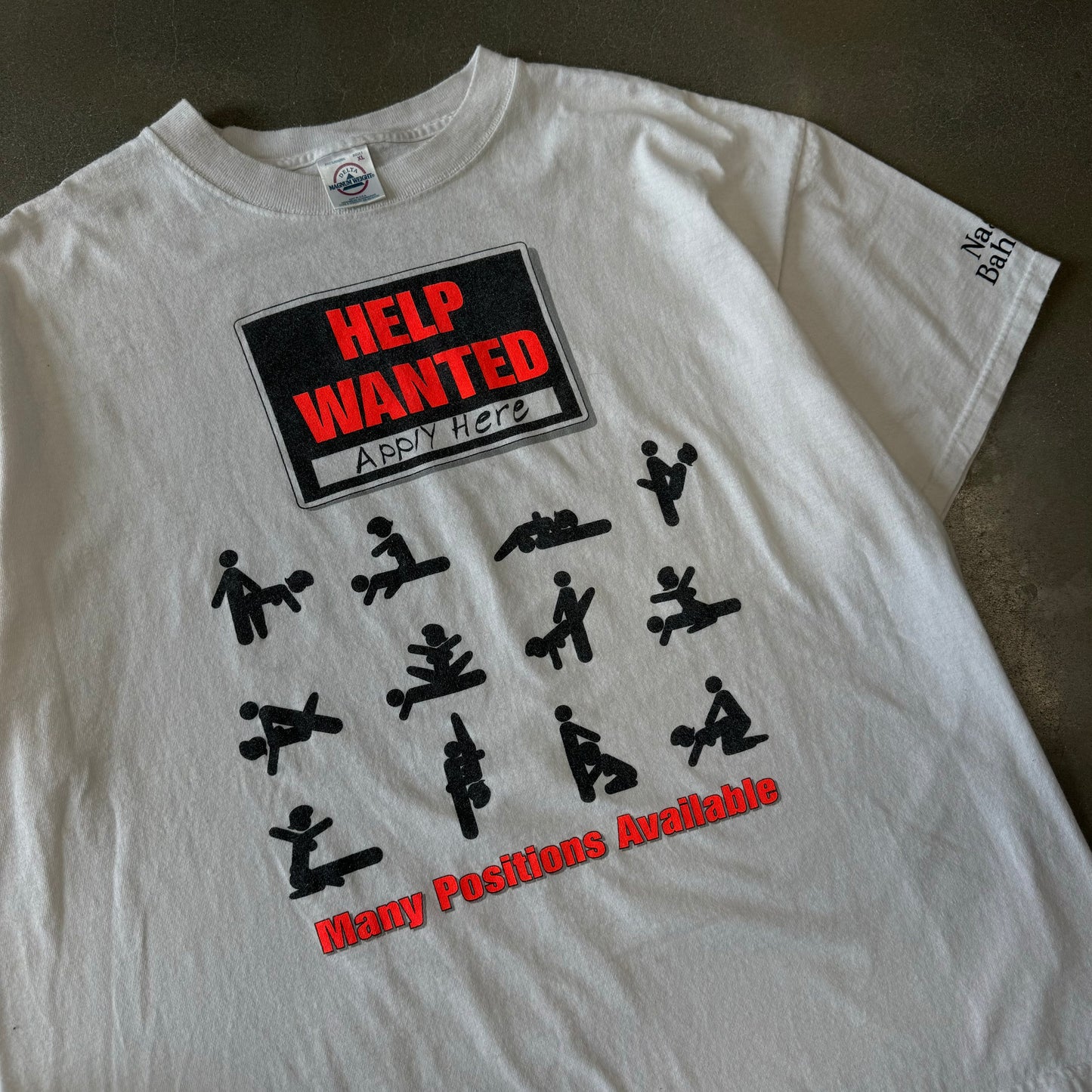 Vintage 1990s Help Wanted Sex T-Shirt [L/XL]