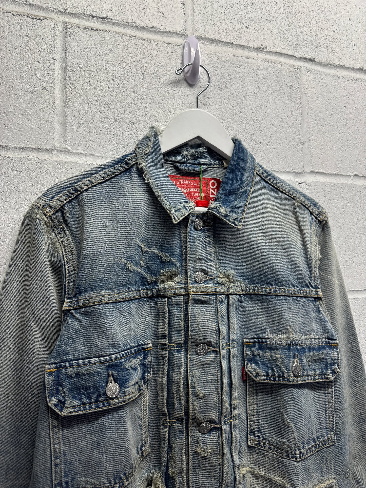 FW23 Kenzo x Levis Distressed Type II Jacket [S/M]