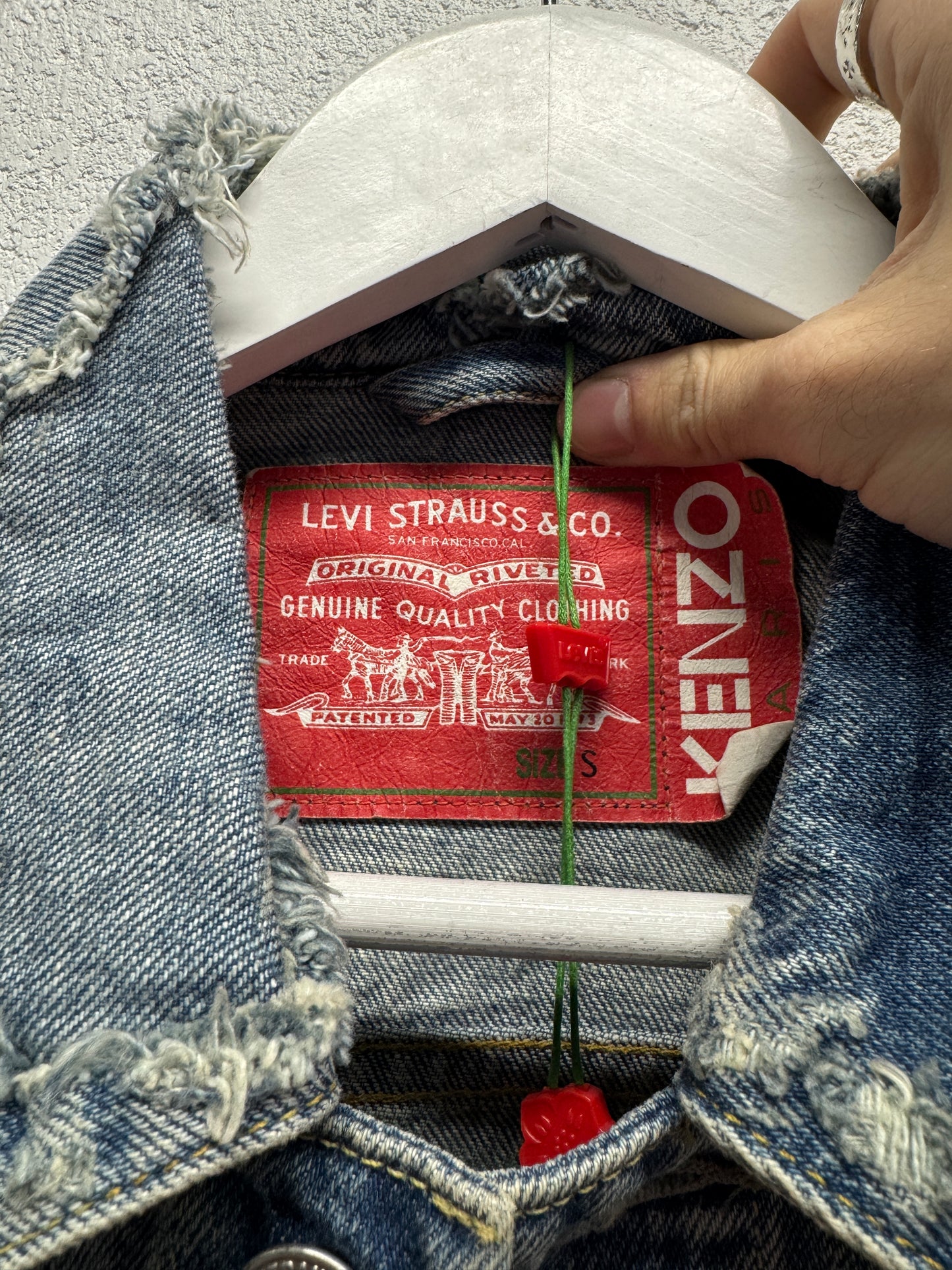 FW23 Kenzo x Levis Distressed Type II Jacket [S/M]