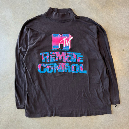 Vintage 1988 MTV Remote Control Longsleeve T-Shirt [XL]