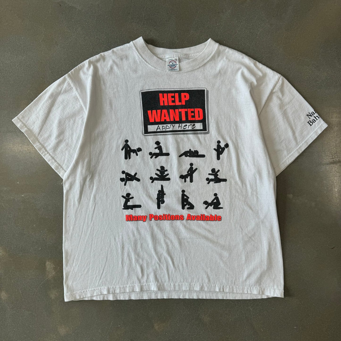 Vintage 1990s Help Wanted Sex T-Shirt [L/XL]