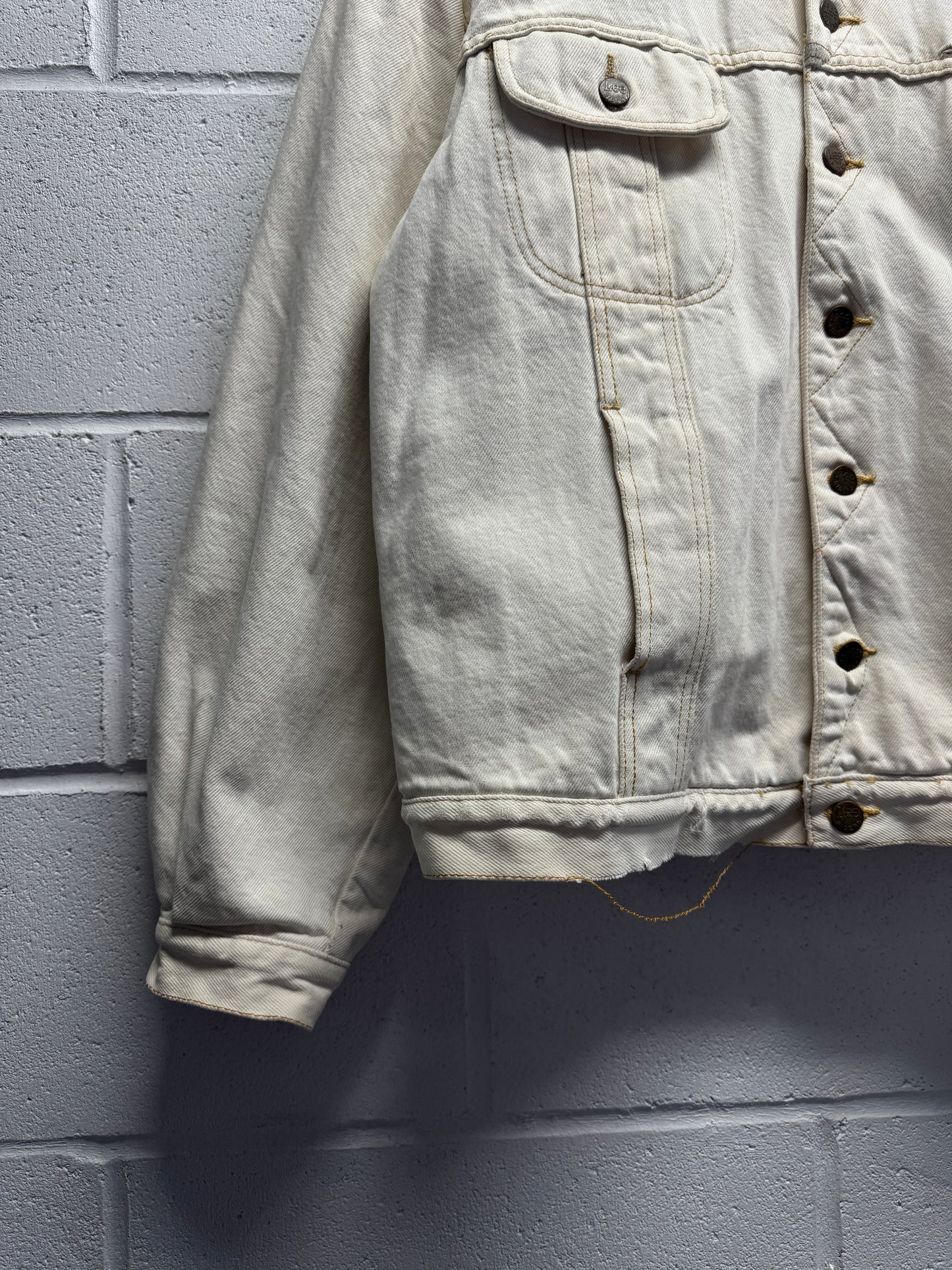 1980s Lee Western Cut Sherpa Lined Jacket [L]