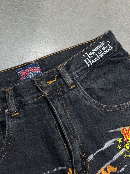 Vintage Y2K Harlem Globetrotters Jorts [30]