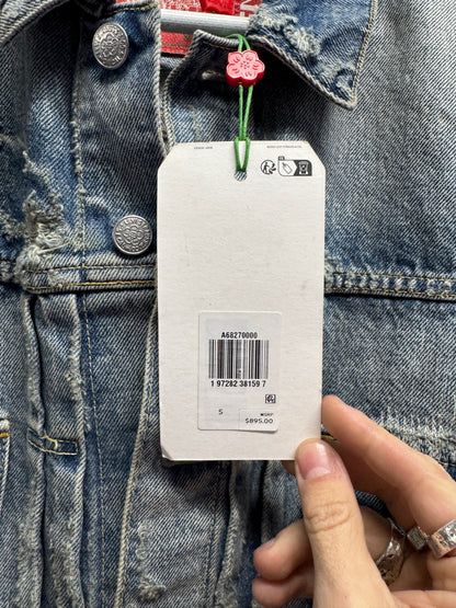 FW23 Kenzo x Levis Distressed Type II Jacket [S/M]