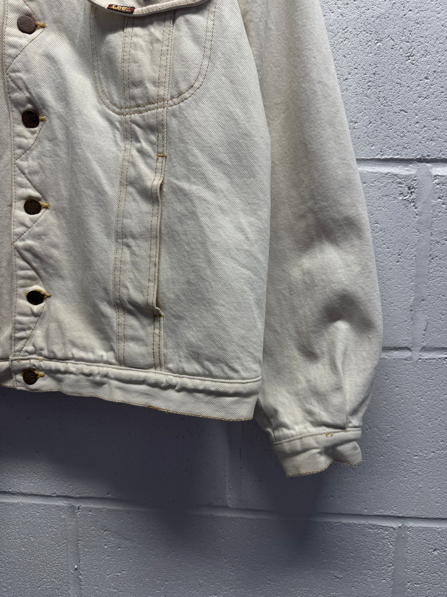 1980s Lee Western Cut Sherpa Lined Jacket [L]