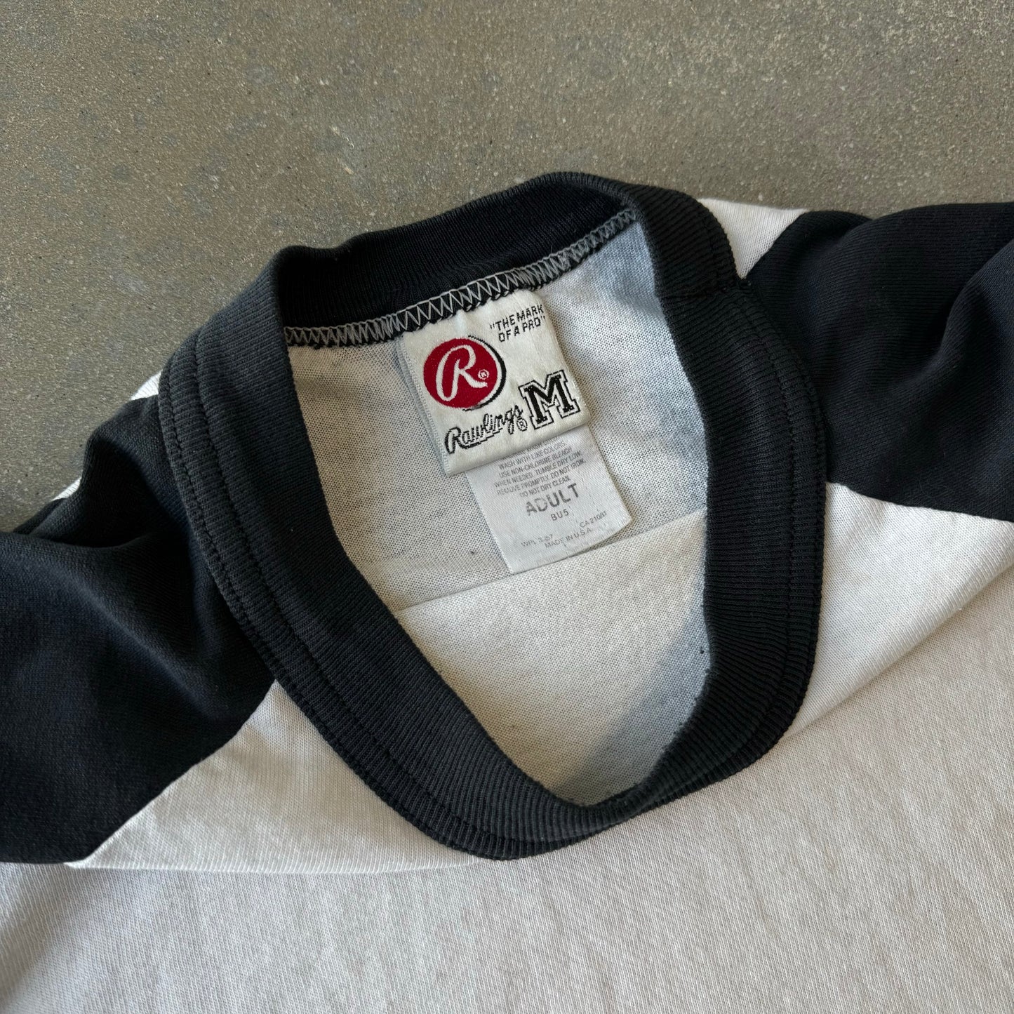 Vintage 1990s 3/4 Sleeve T-Shirt [L]
