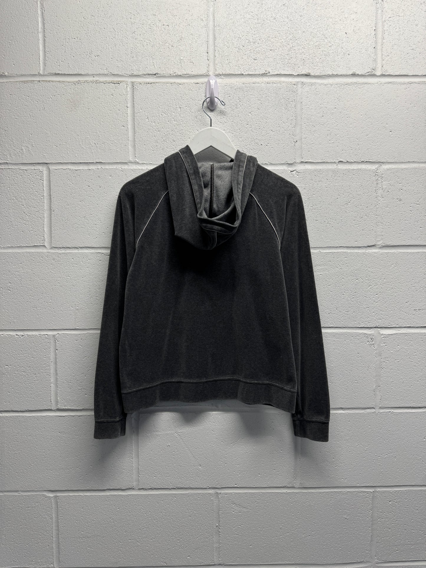 Y2K 2000s Velour Zip-Up [M]