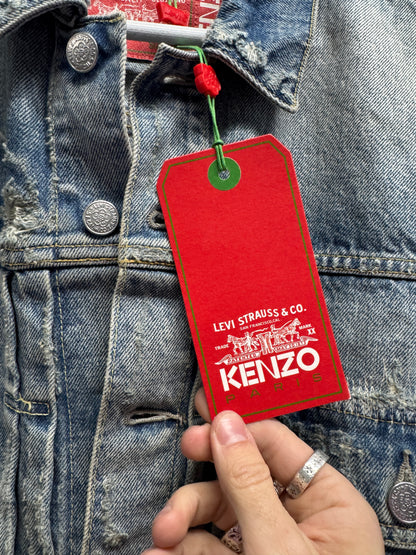 FW23 Kenzo x Levis Distressed Type II Jacket [S/M]