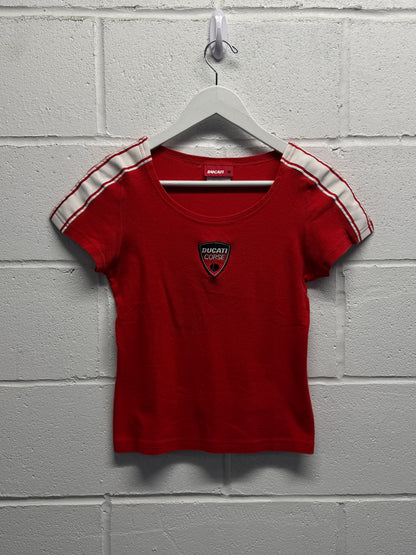 Y2K 2000s Ducati Baby Tee [S]