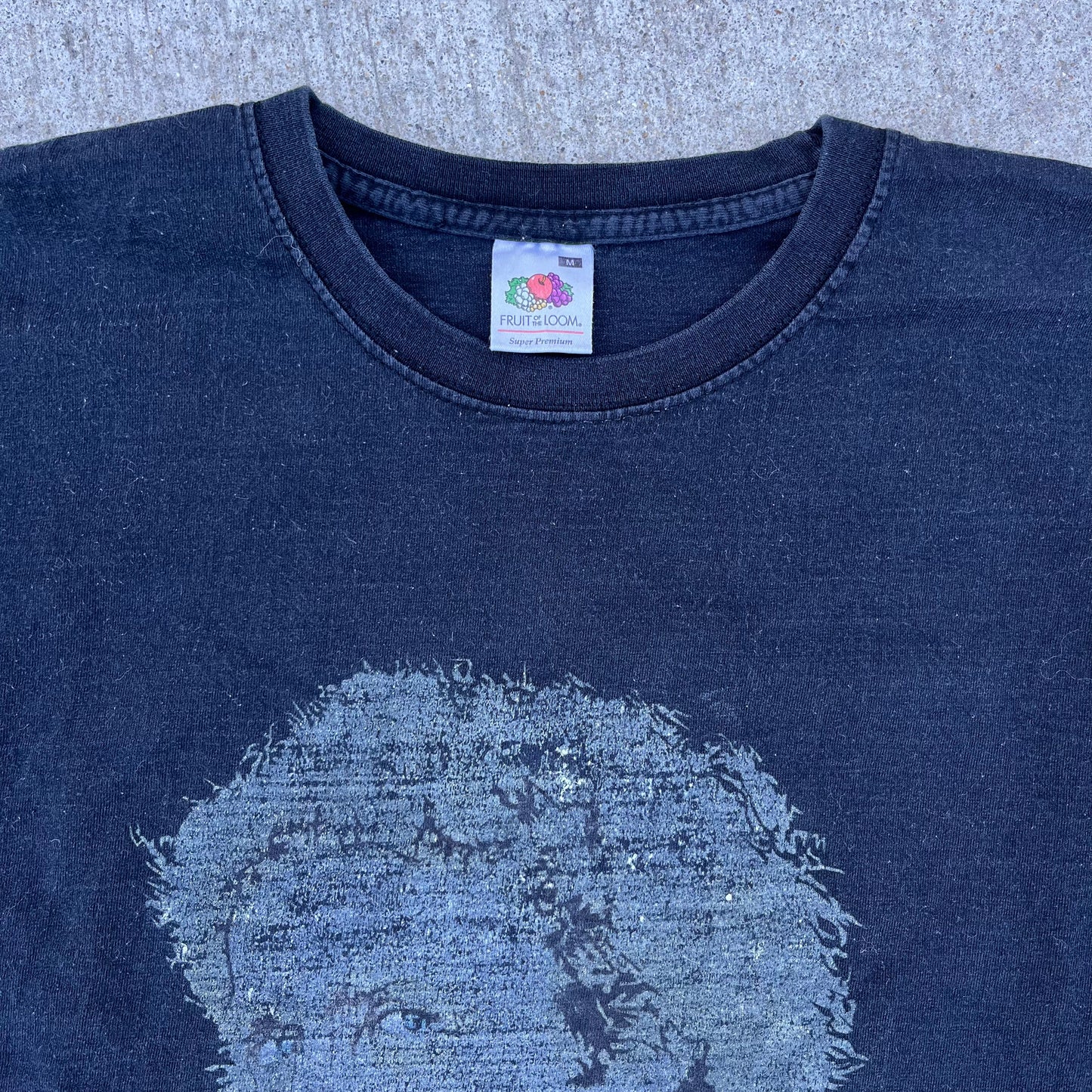 Y2K Faded Albert Einstein T-Shirt [M]