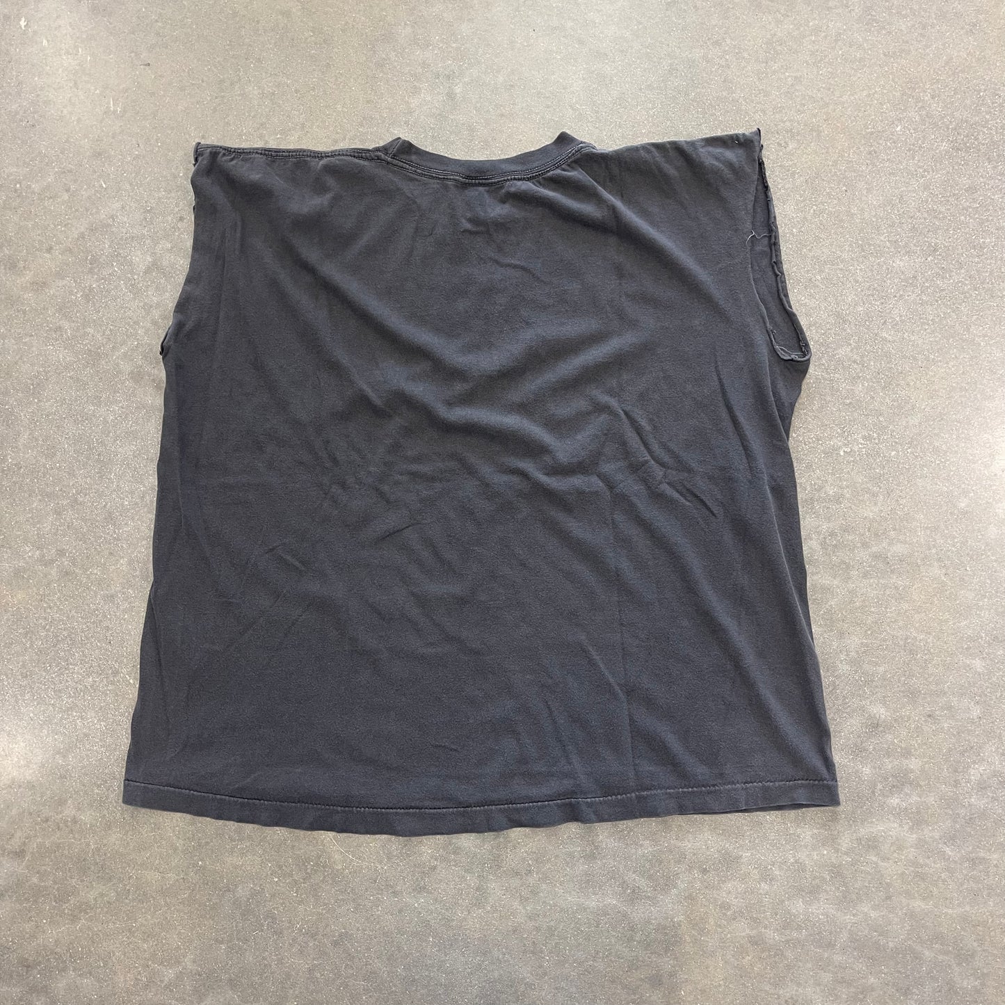 1990s Distressed Righteous Ruler Cut-Off T-Shirt [XL]