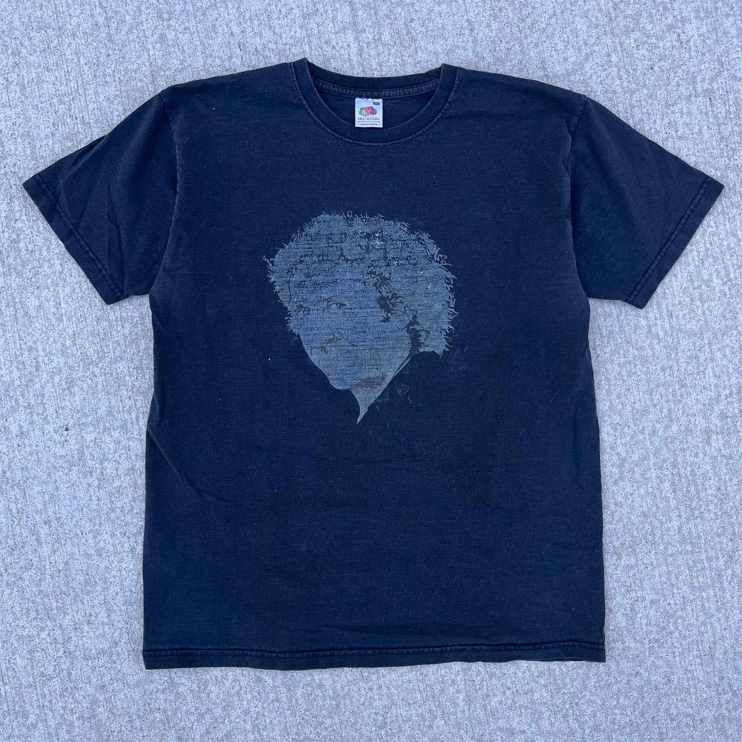 Y2K Faded Albert Einstein T-Shirt [M]