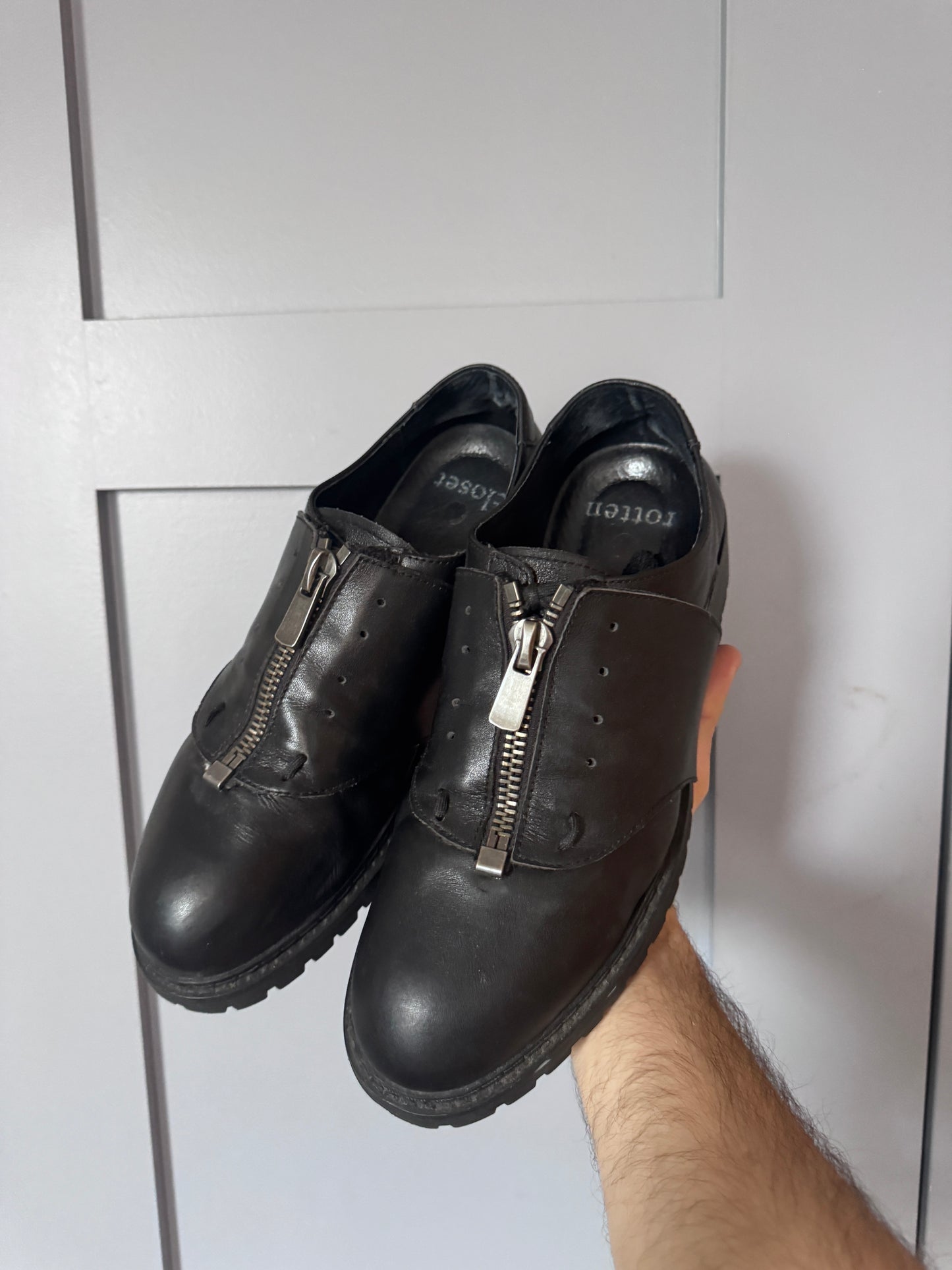 Rotten Closet Zipper Derbies [41]