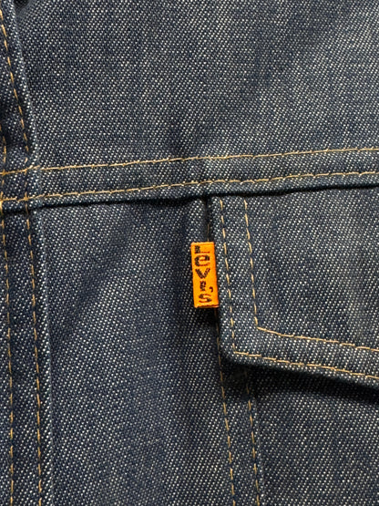 Vintage 1970s Damaged Levis Ski Orange Tab Goose Down Jacket [S/M]