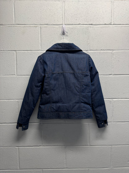 Vintage 1970s Damaged Levis Ski Orange Tab Goose Down Jacket [S/M]