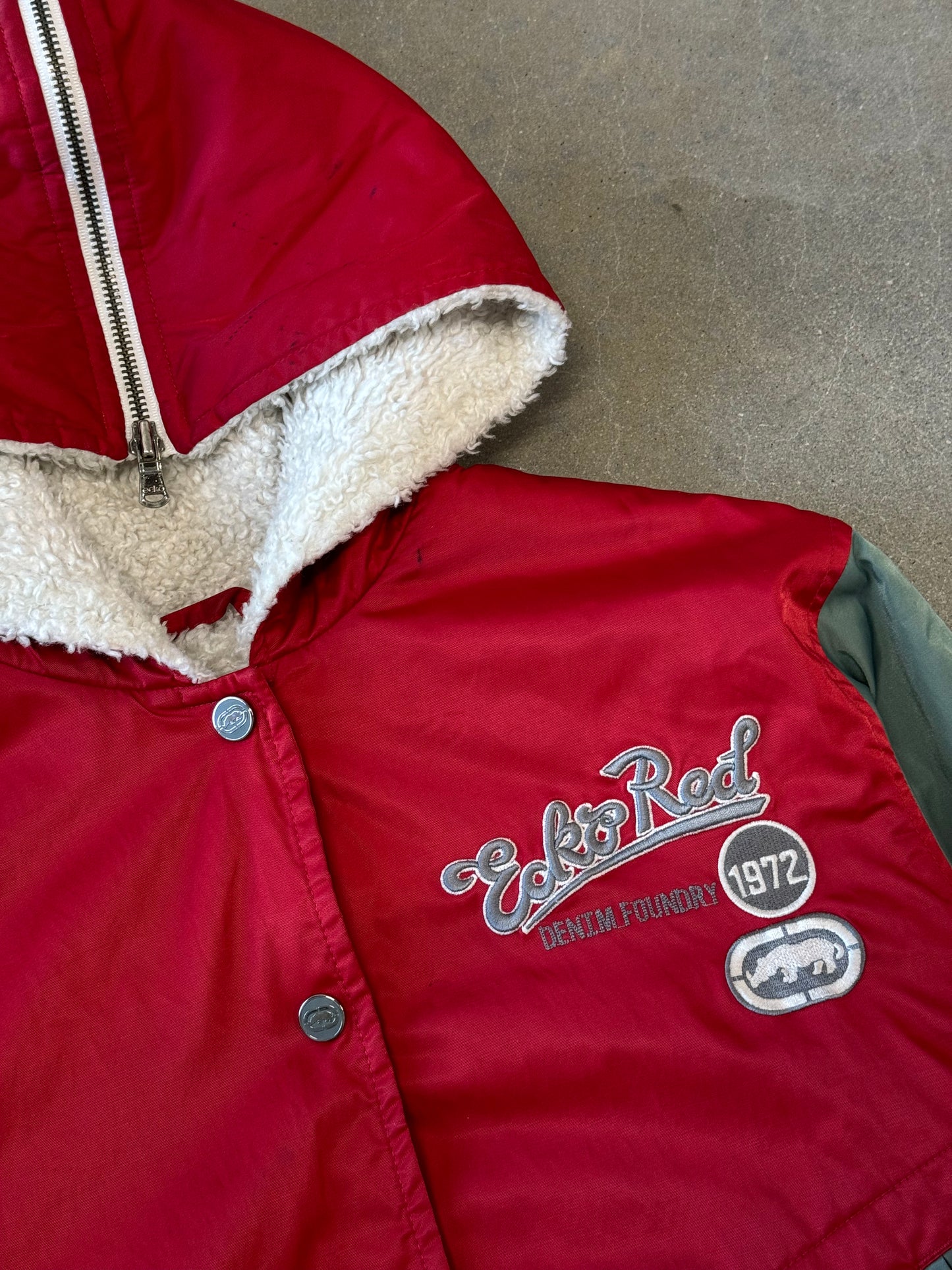 Vintage Y2K Ecco Unlimited Cropped Zip-Up [M/L]