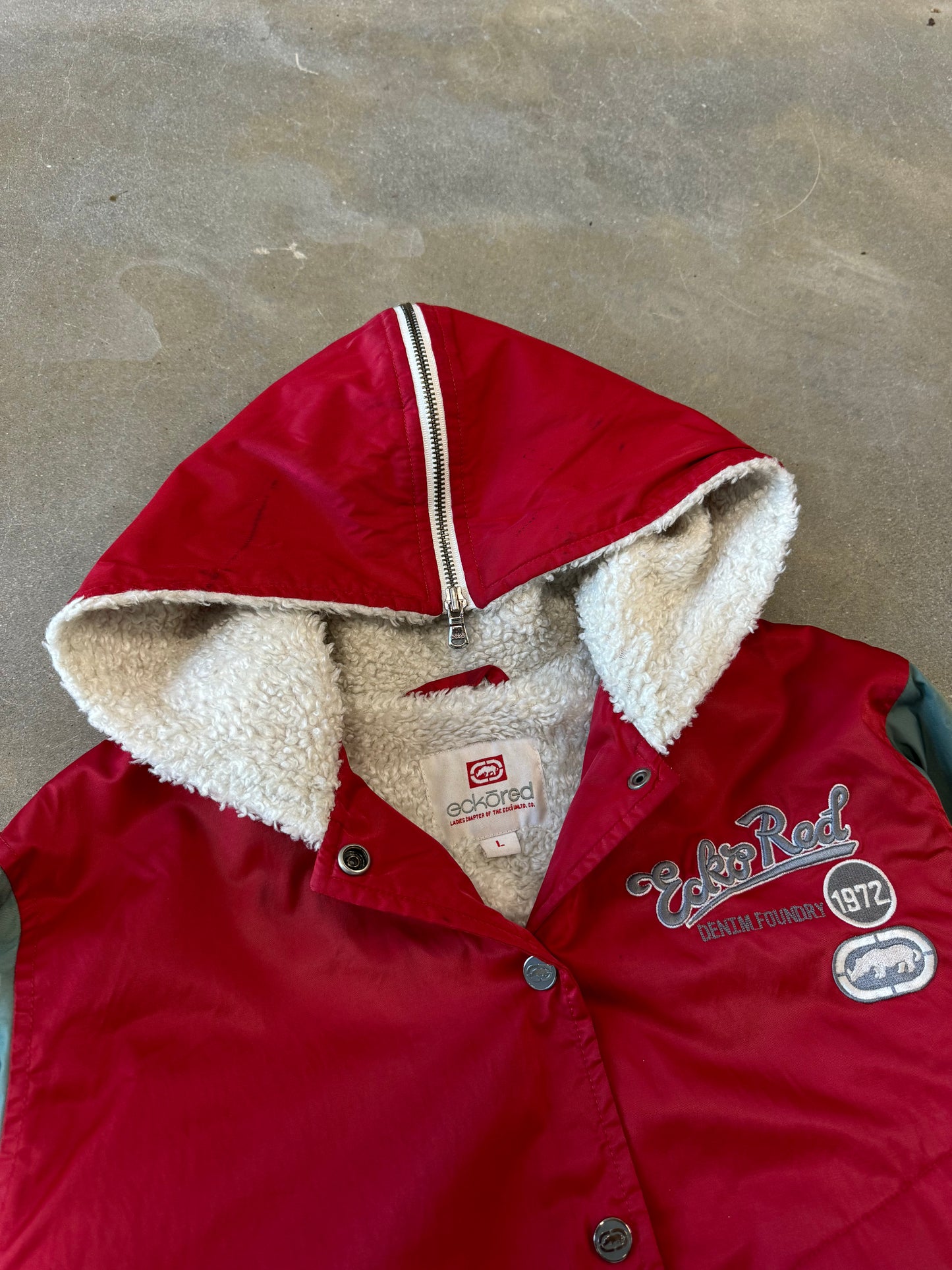 Vintage Y2K Ecco Unlimited Cropped Zip-Up [M/L]