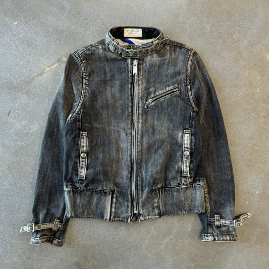Vintage Y2K Japanese Cafe Racer Denim Jacket [M/L]