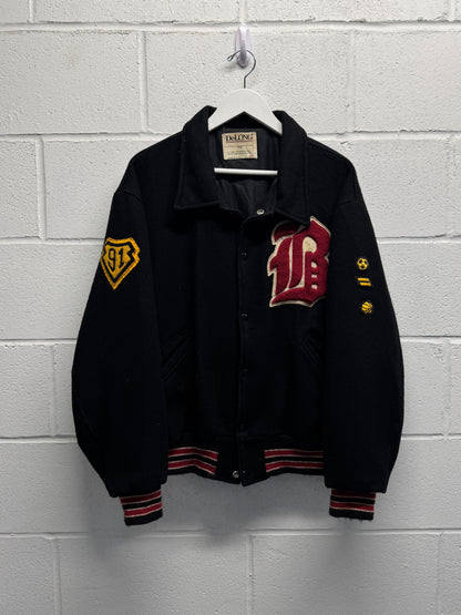 Vintage 1990s Delong Varsity Jacket [L/XL]