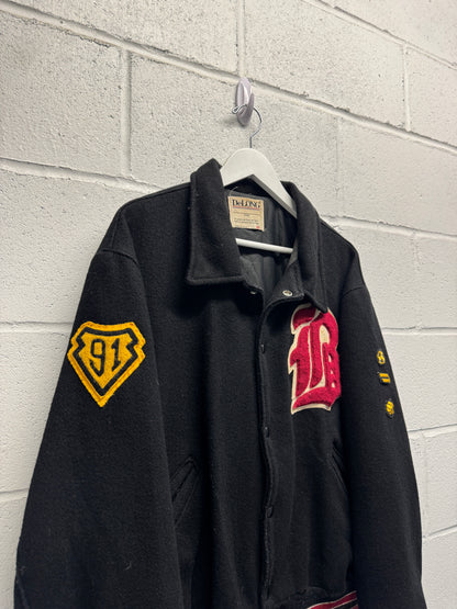 Vintage 1990s Delong Varsity Jacket [L/XL]