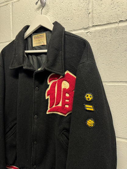 Vintage 1990s Delong Varsity Jacket [L/XL]