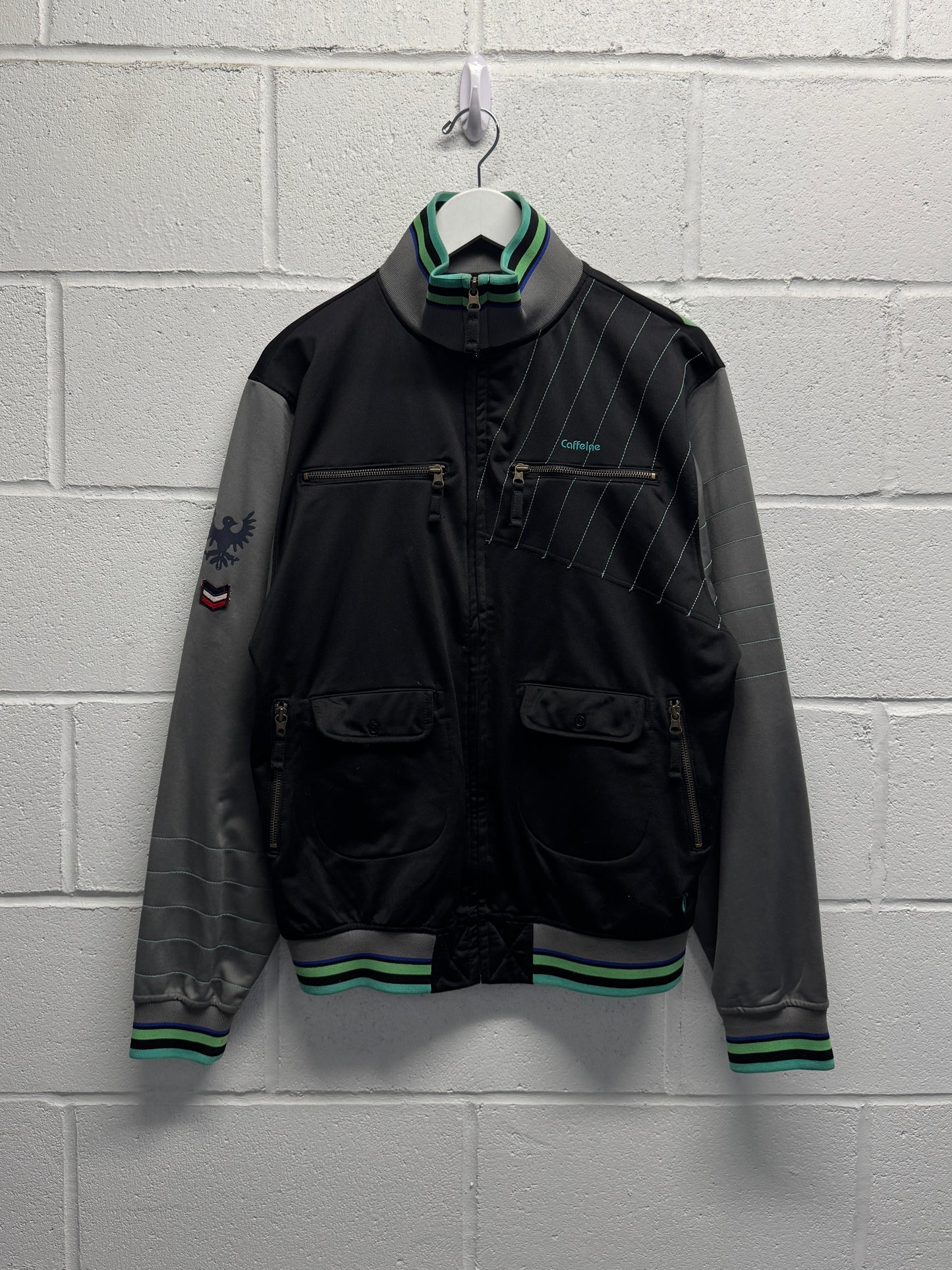 Y2K 2000s Caffeine Zip-Up Jacket [L]