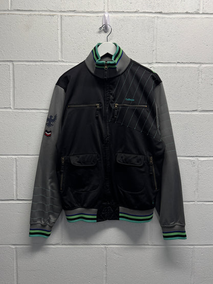 Y2K 2000s Caffeine Zip-Up Jacket [L]