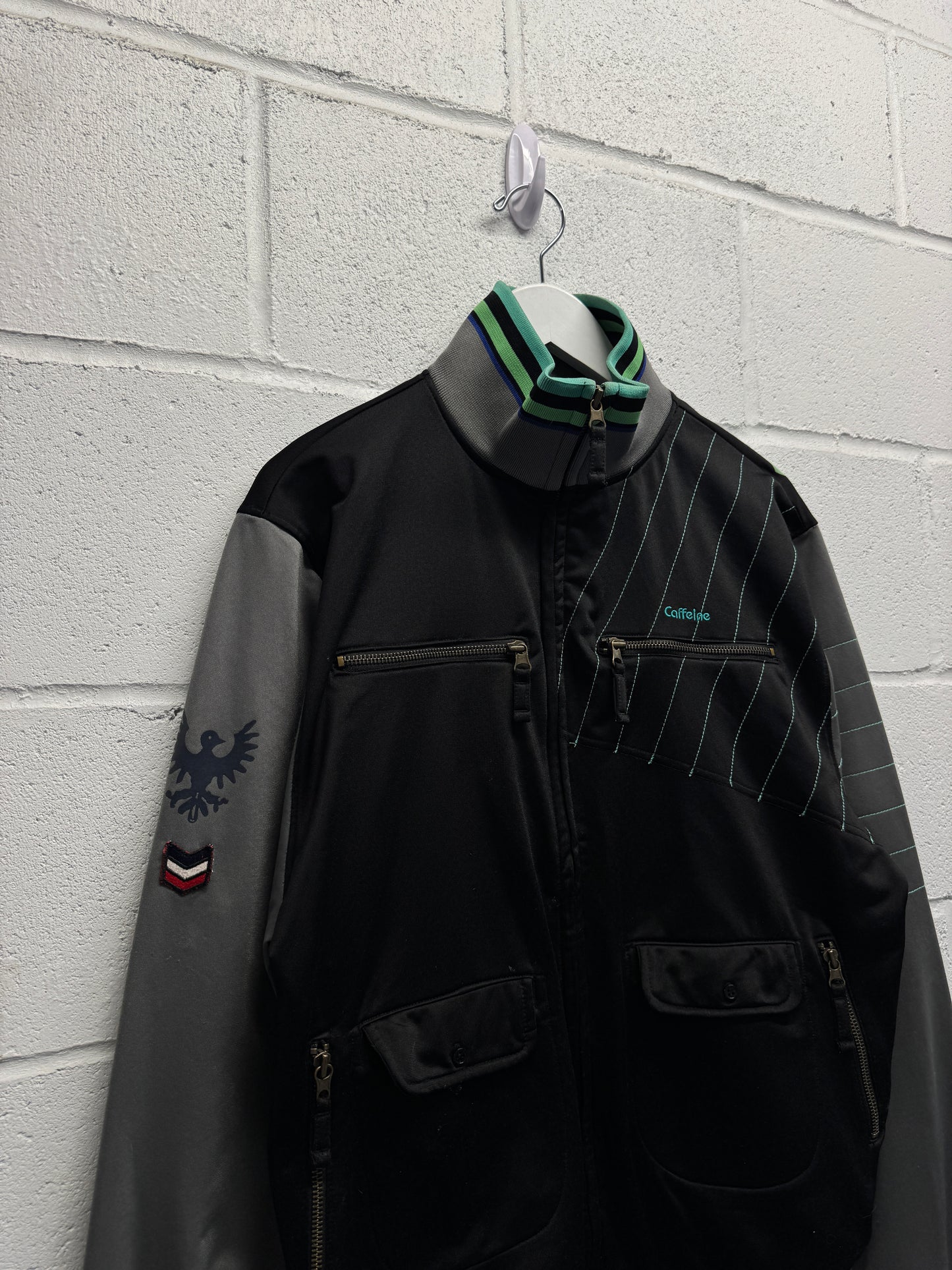Y2K 2000s Caffeine Zip-Up Jacket [L]