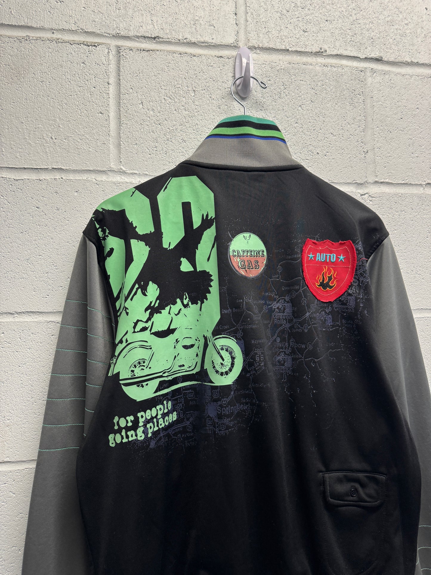 Y2K 2000s Caffeine Zip-Up Jacket [L]
