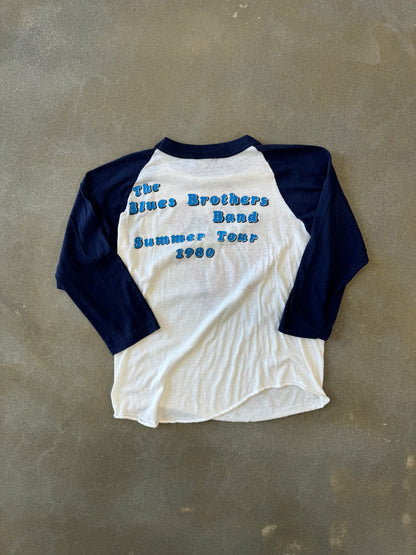 Vintage 1980 Blues Brother Raglan Longsleeve T-Shirt [M]