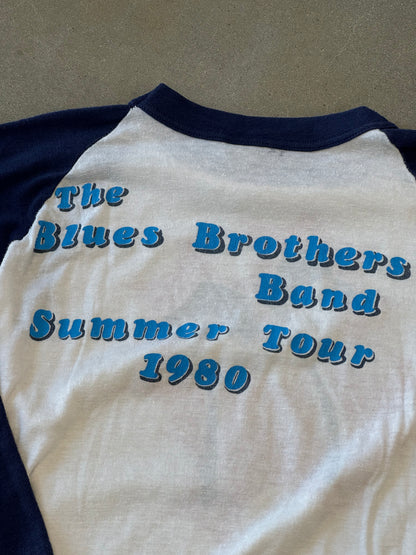 Vintage 1980 Blues Brother Raglan Longsleeve T-Shirt [M]