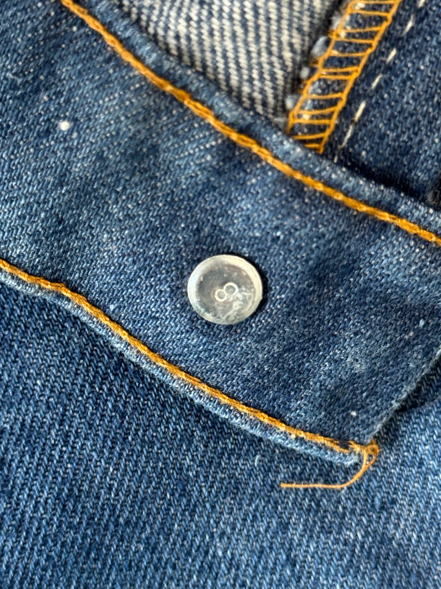 Vintage 1980s Levis 646-0917 Orange Tab Flared Jeans [29]