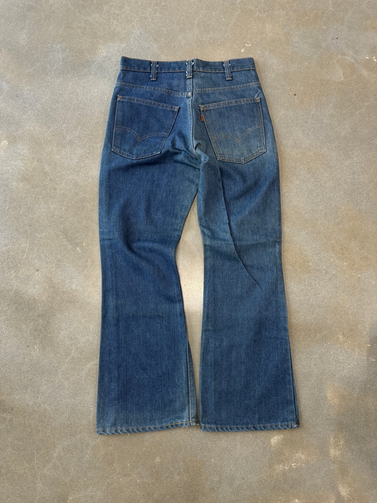 Vintage 1980s Levis 646-0917 Orange Tab Flared Jeans [29]