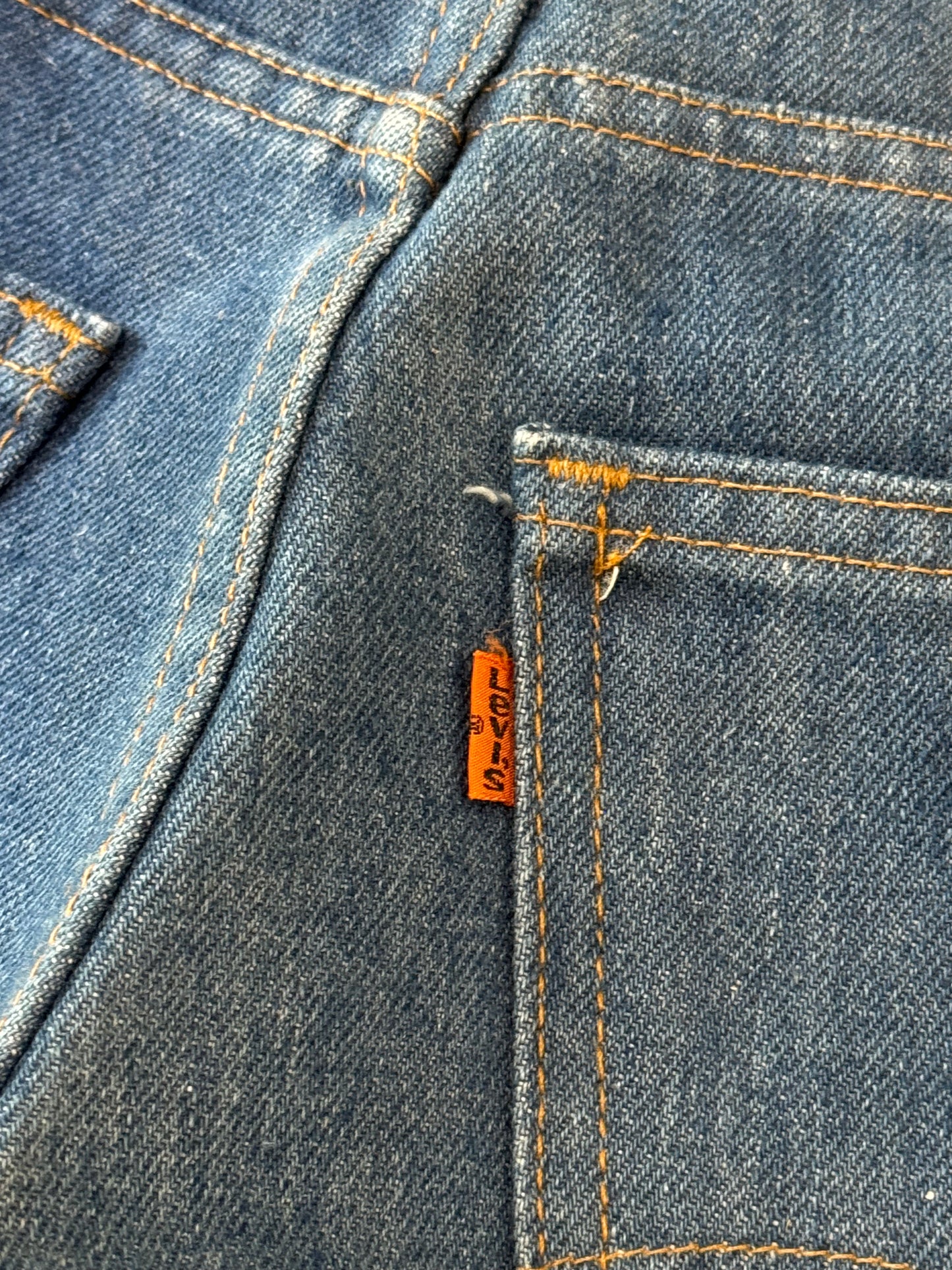 Vintage 1980s Levis 646-0917 Orange Tab Flared Jeans [29]