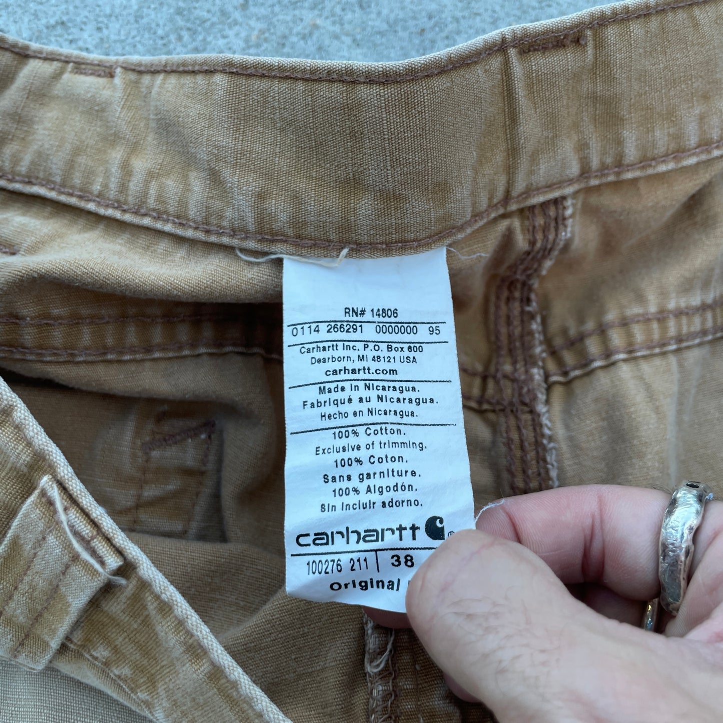 1990s Sunfaded Carhartt Shorts [36]