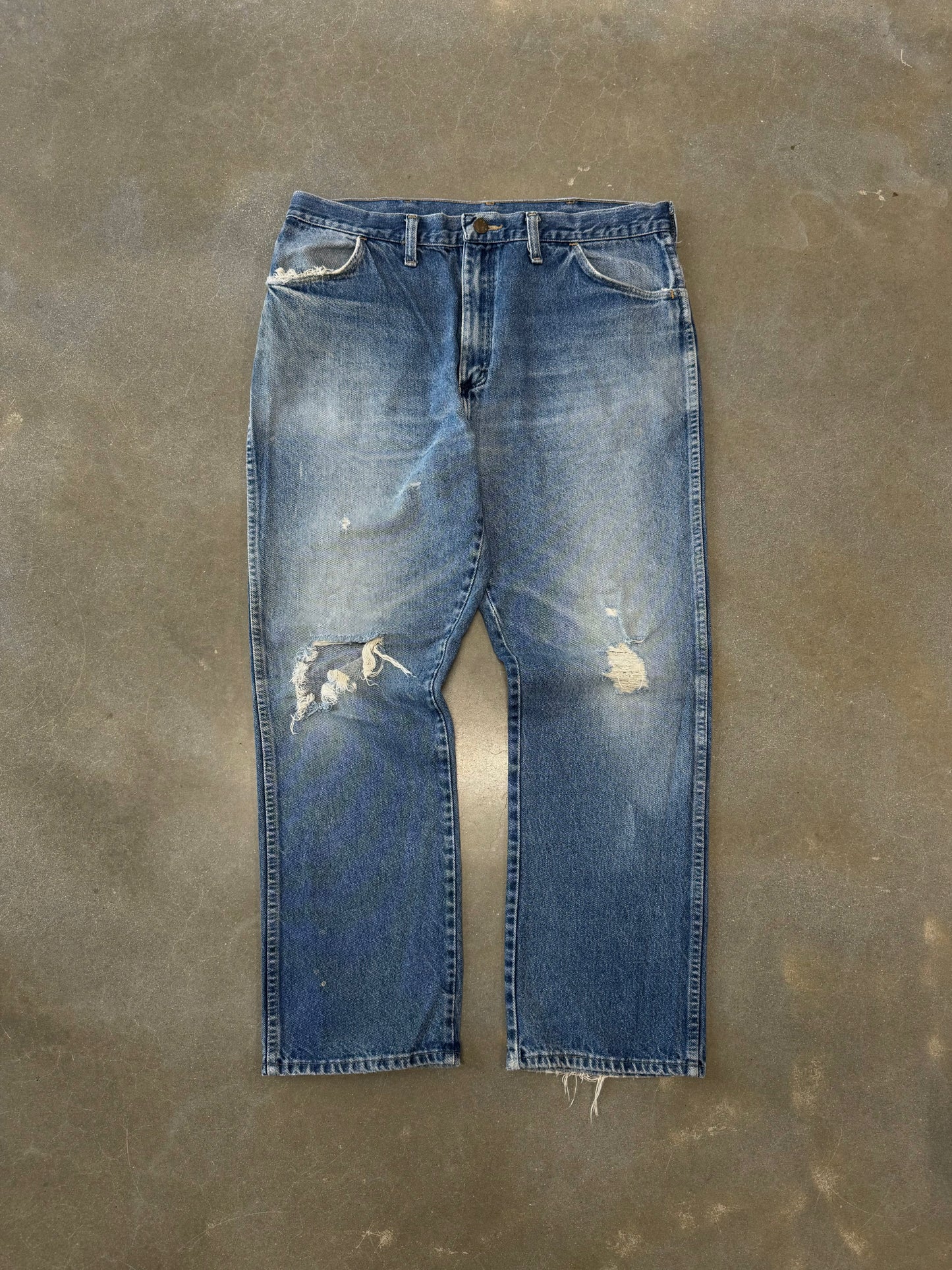 Vintage 1990s Distressed Rustler Jeans [36]