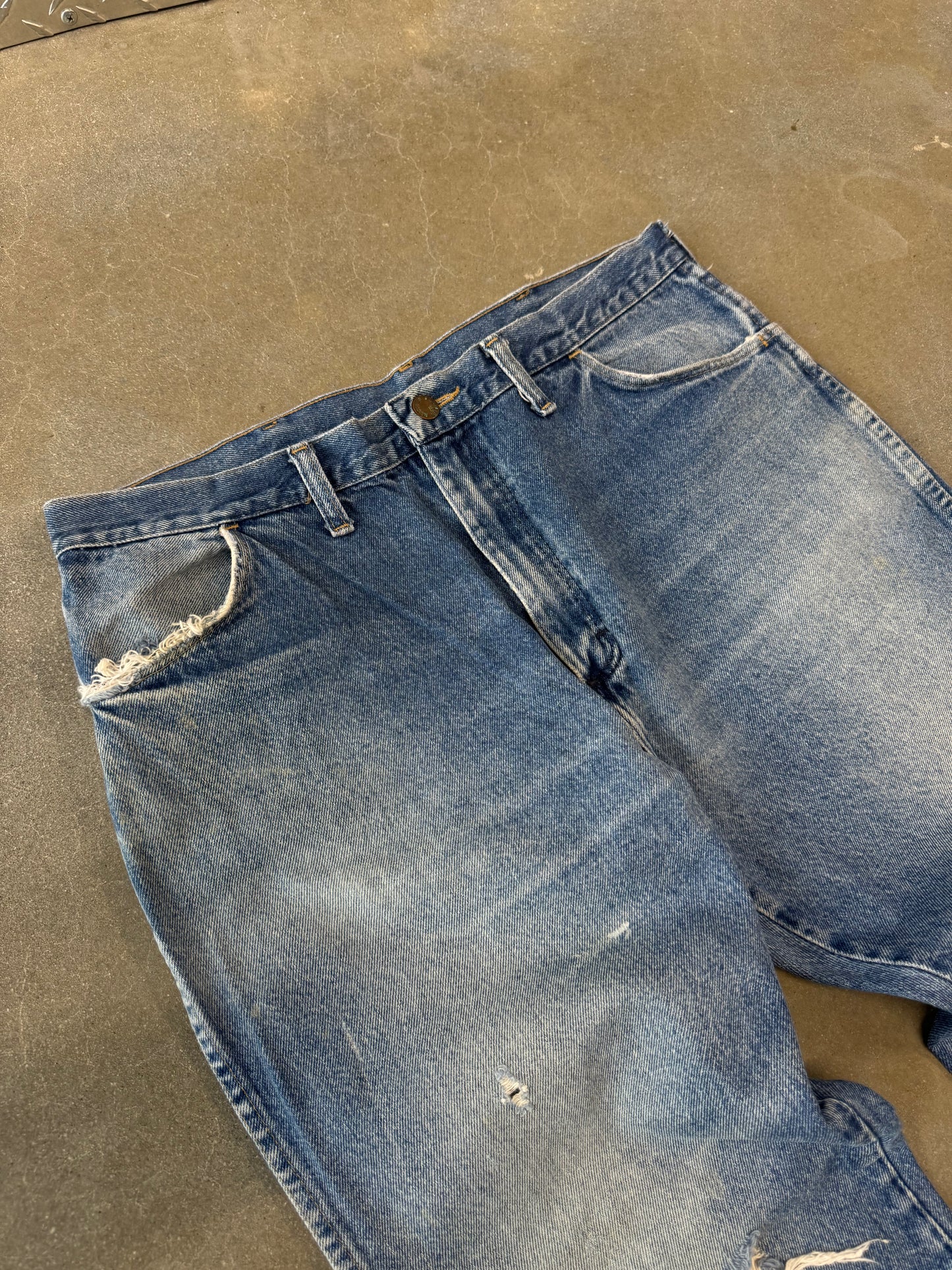 Vintage 1990s Distressed Rustler Jeans [36]