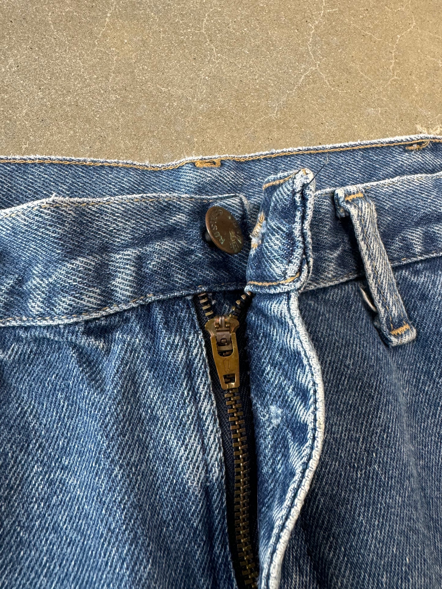Vintage 1990s Distressed Rustler Jeans [36]