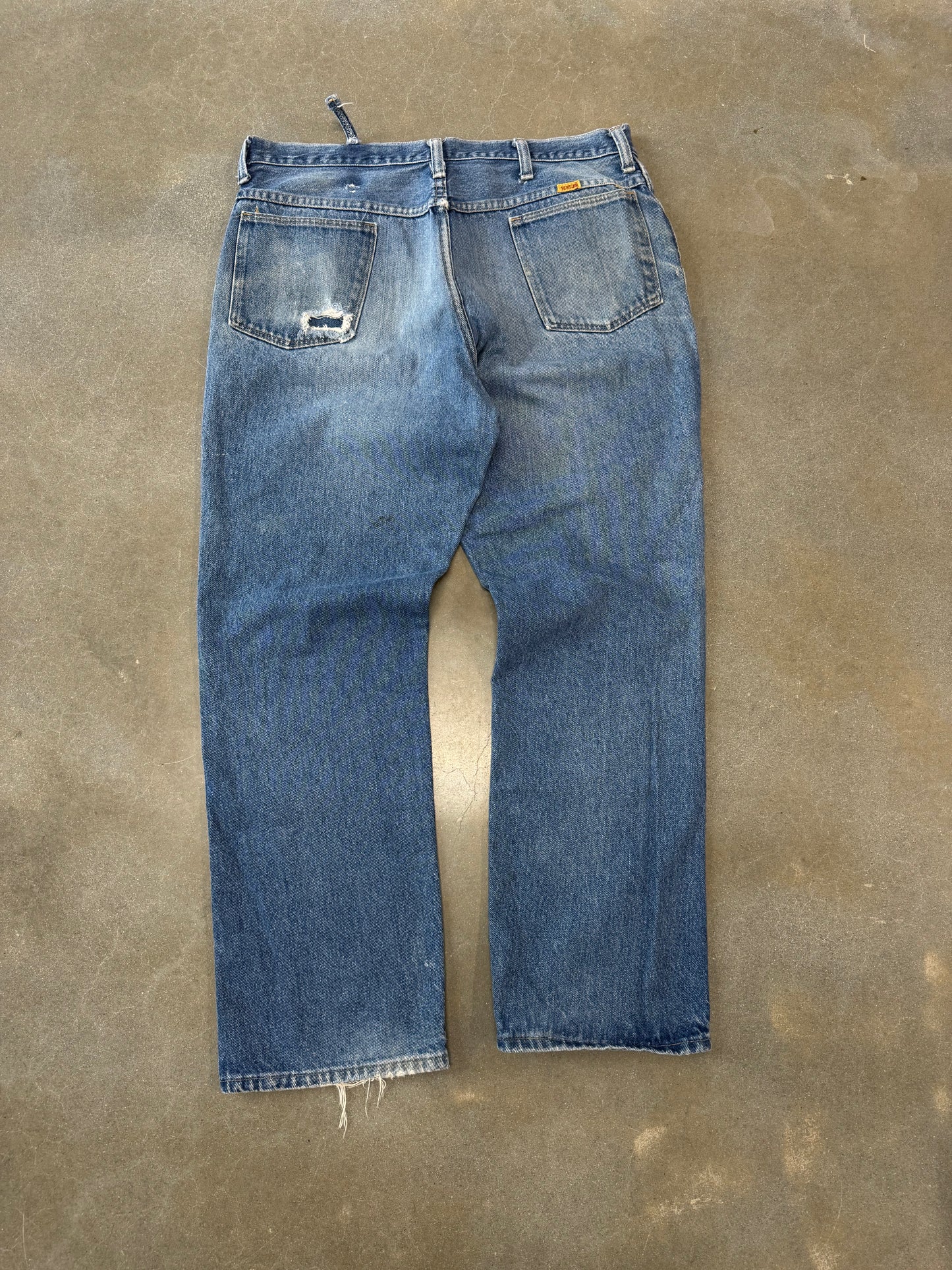 Vintage 1990s Distressed Rustler Jeans [36]