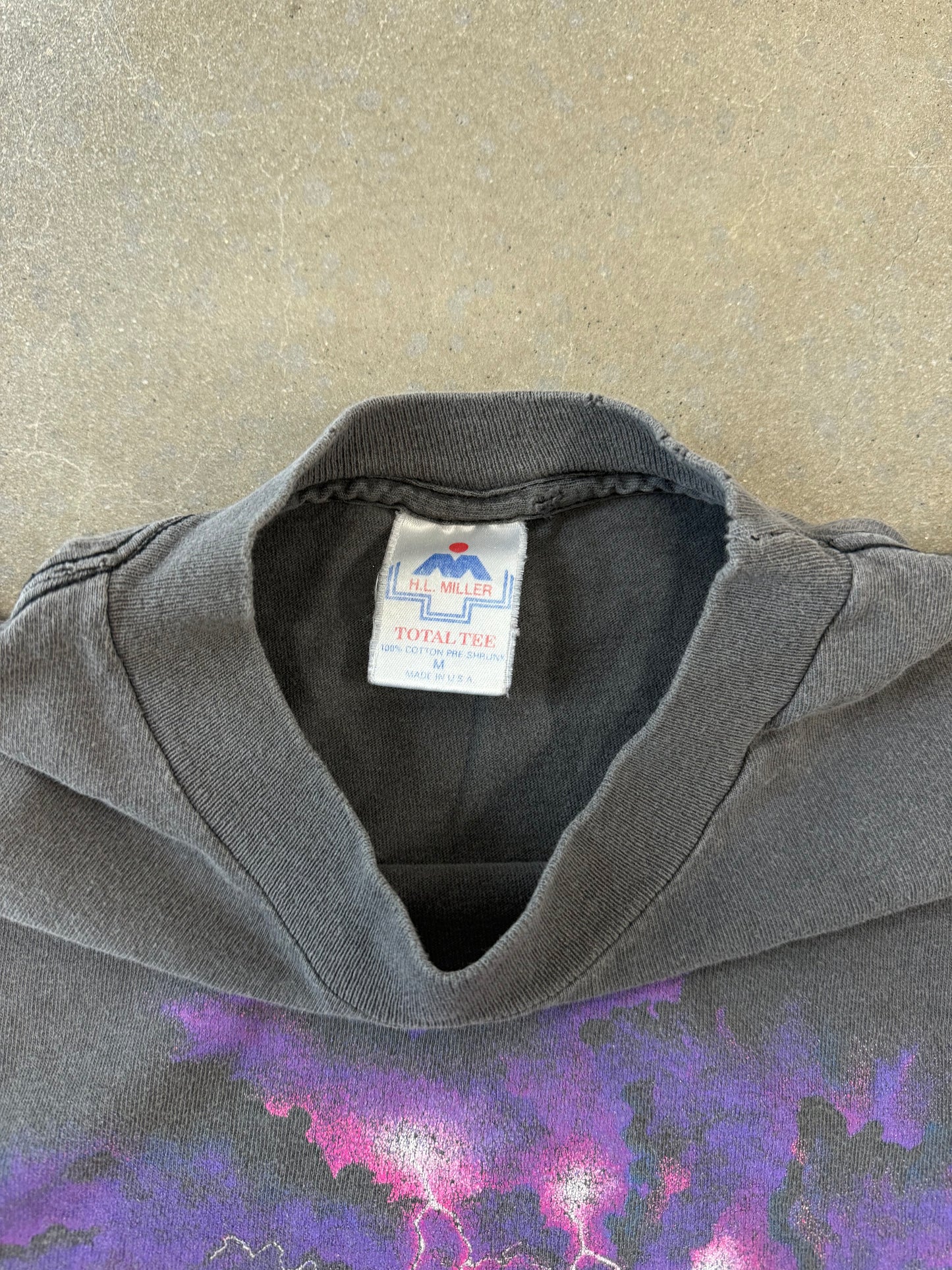 Vintage 1990s Lightning Bobcat AOP T-Shirt [M]