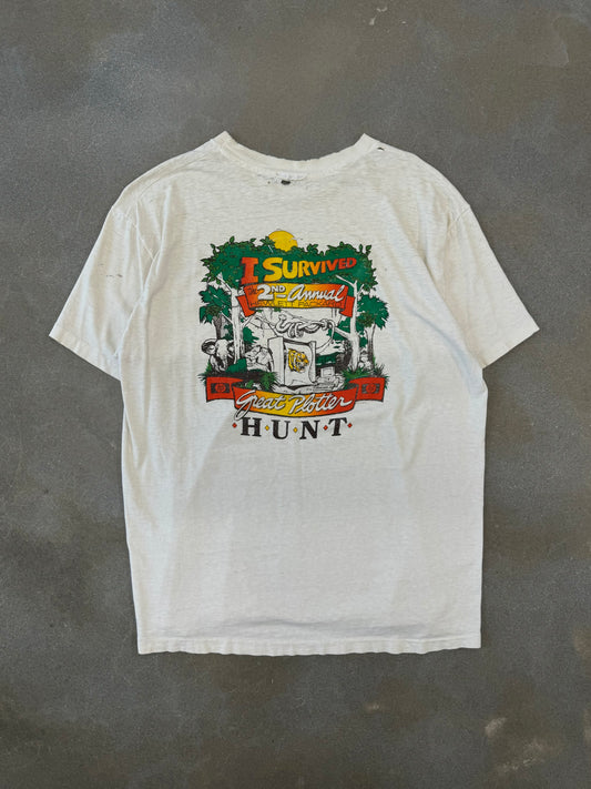 Vintage 1980s Distressed Graphic T-Shirt [XL]
