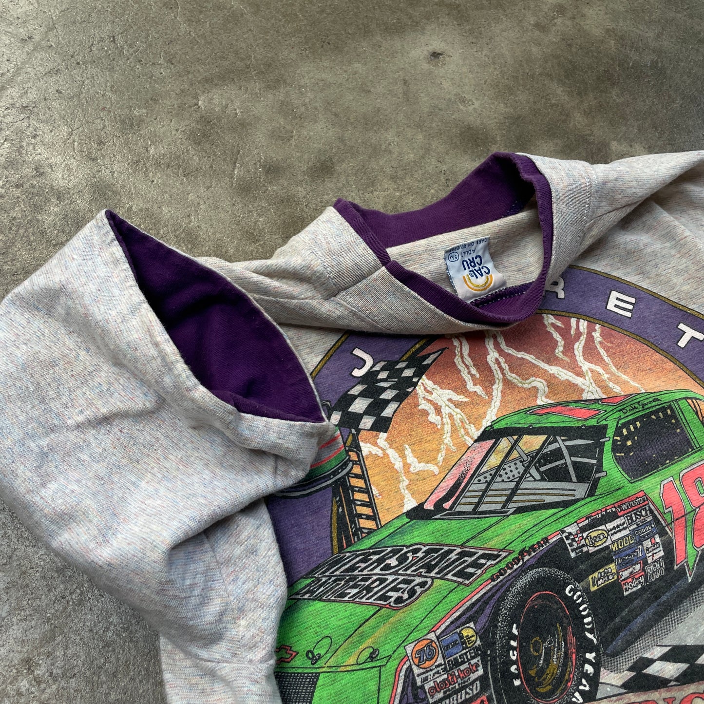 1990s Dale Jarrett Double Layered Ringer T-Shirt