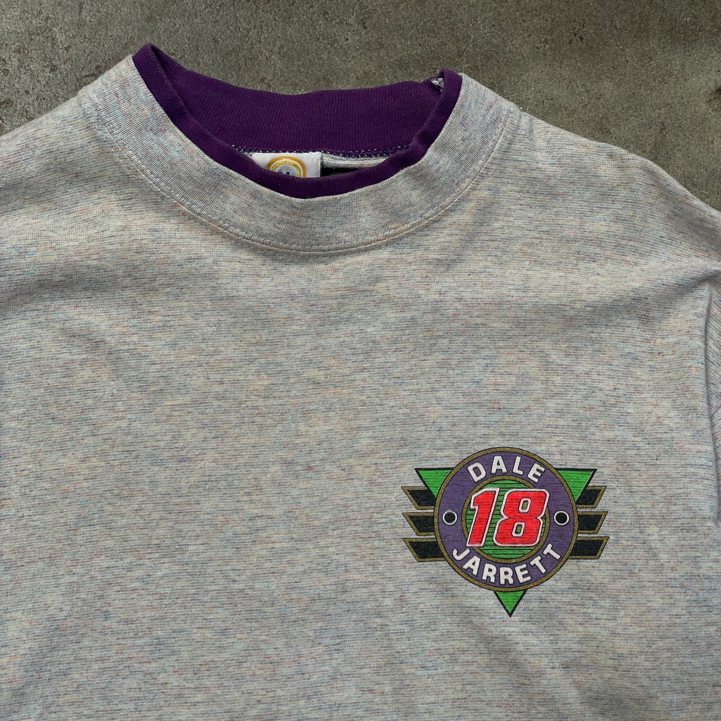 1990s Dale Jarrett Double Layered Ringer T-Shirt