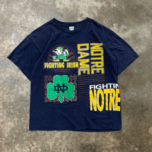 1990s Notre Dame All Over Print