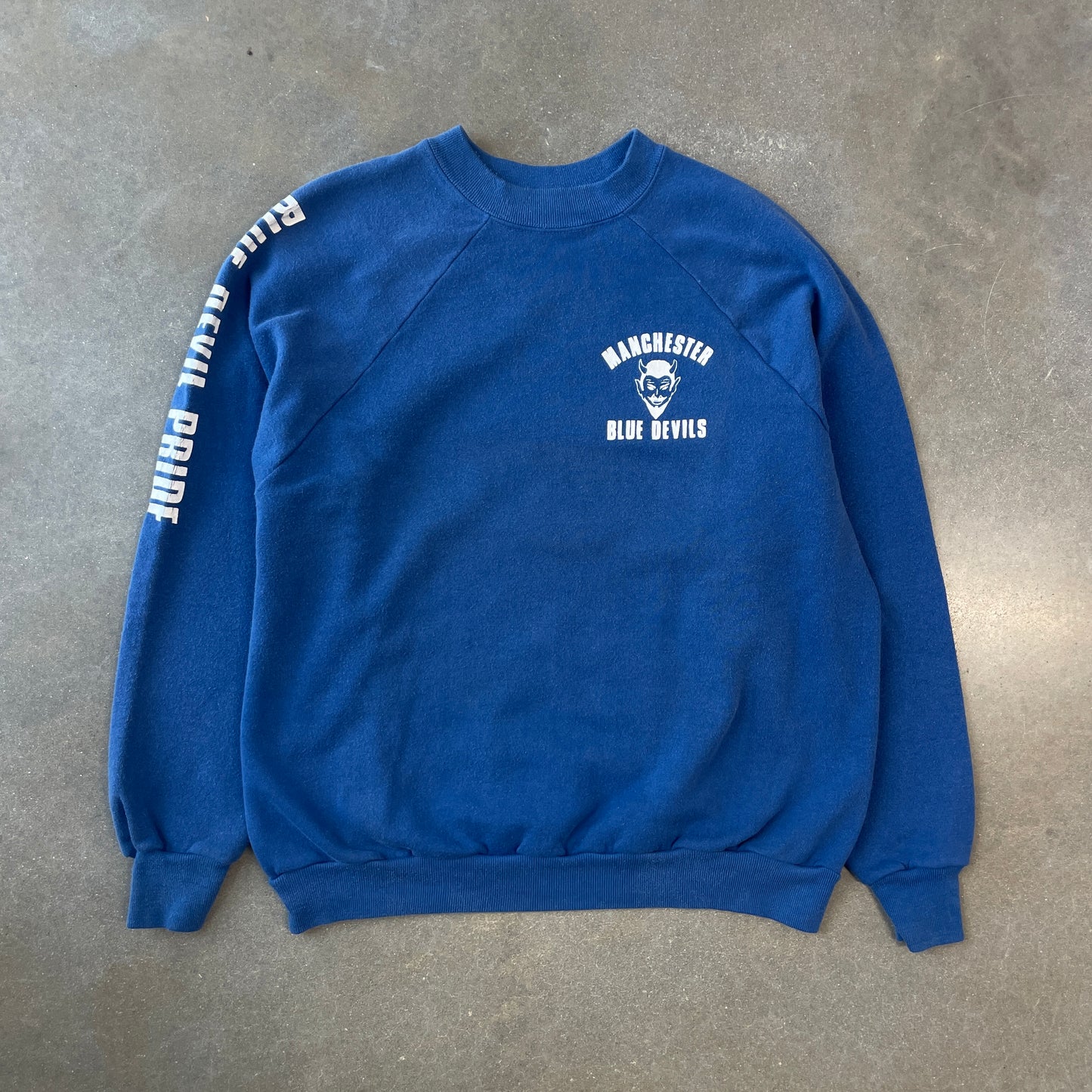 1980s Manchester Blue Devils Crewneck [M]